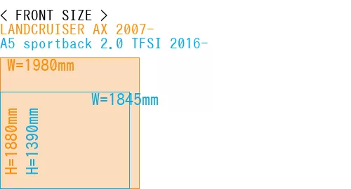 #LANDCRUISER AX 2007- + A5 sportback 2.0 TFSI 2016-